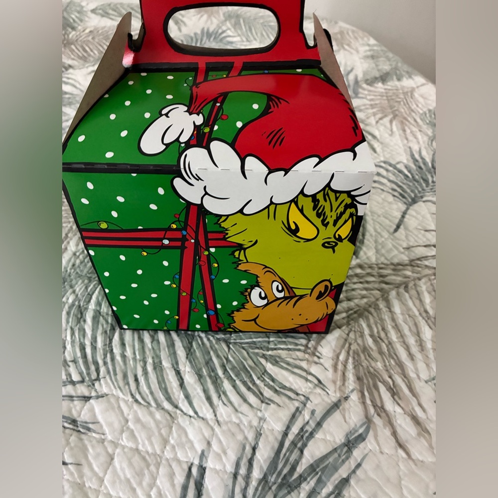 McDonald's Grinch Holiday Box - Red and Green